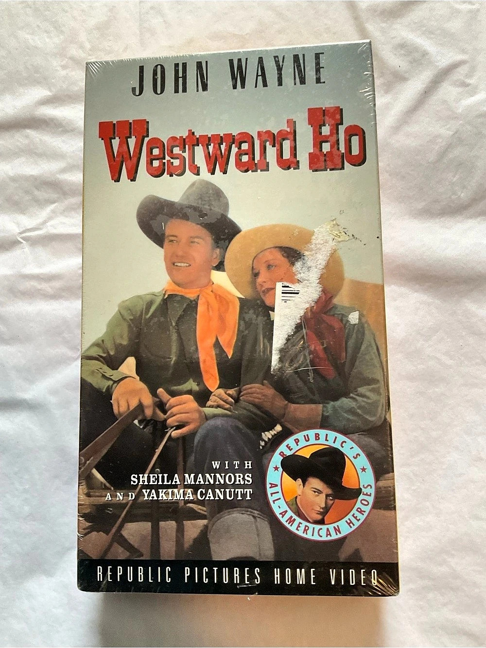 John Wayne Westward Ho 1935 Vintage VHS Tape